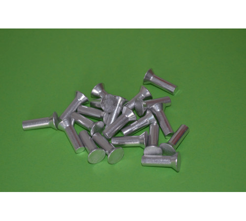 Заклепки з потайною голівкою Ф4 DIN 661 AL Заклепки з потайною голівкою Ф4 DIN 661 AL