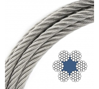 Канат (трос) стальной ГОСТ 2688-80 11 мм (цена указана за 1 метр)