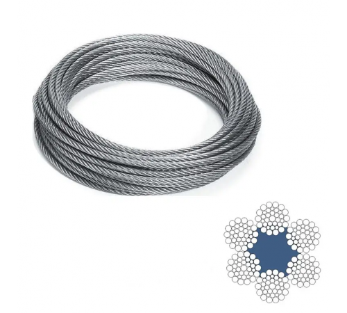 Канат (трос) сталевий ГОСТ 7668-80 25.5 мм (ціна вказана за 1 метр)