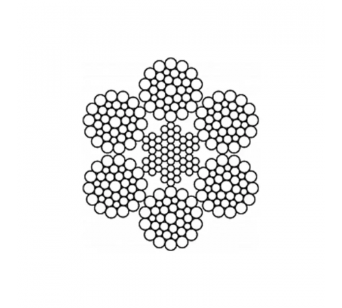 Канат (трос) сталевий ГОСТ 7669-80 21.5 мм (ціна вказана за 1 метр)