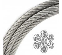 Канат (трос) сталевий ГОСТ 7669-80 21.5 мм (ціна вказана за 1 метр)