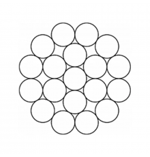 Канат (трос) сталевий оцинкований ГОСТ 3063-80 5 мм (ціна вказана за 1 метр, замовлення кратно 10м)