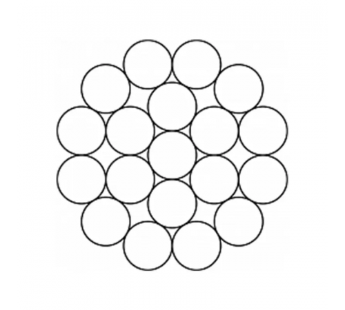 Канат (трос) стальной оцинкованный ГОСТ 3063-80 7.6 мм (цена указана за 1 метр, заказ кратно 10м)