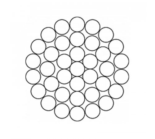 Канат (трос) сталевий оцинкований ГОСТ 3064-80 5.6 мм (ціна вказана за 1 метр, замовлення кратно 10м)