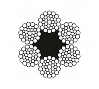 Канат (трос) стальной оцинкованный ГОСТ 7668-80 18 мм (цена указана за 1 метр, заказ кратно 10м)