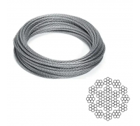 Канат (трос) стальной DIN 3069 SE 9 мм (цена указана за 1 метр)