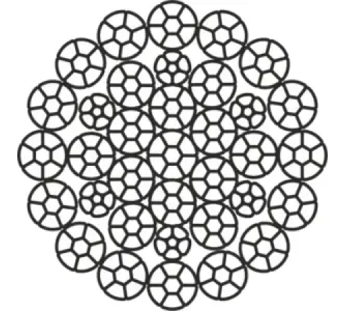 Канат (трос) сталевий EN 12385-4 14 мм (ціна вказана за 1 метр)