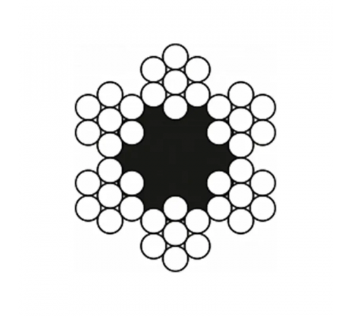 Канат (трос) сталевий ГОСТ 3069-80 3.3 мм (ціна вказана за 1 метр)