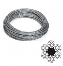 Канат (трос) стальной ГОСТ 7665-80 11.5 мм (цена указана за 1 метр)