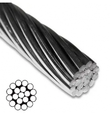 Канат (трос) стальной оцинкованный DIN 3053 1.5 мм (цена указана за 1 метр, заказ кратно 10м)