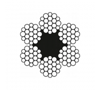 Канат (трос) стальной оцинкованный ГОСТ 2688-80 22.5 мм (цена указана за 1 метр, заказ кратно 10м)