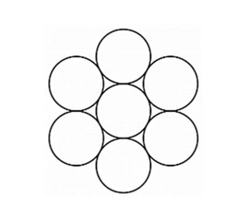 Канат (трос) сталевий оцинкований ГОСТ 3062-80 4 мм (ціна вказана за 1 метр, замовлення кратно 10м)