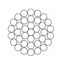 Канат (трос) сталевий оцинкований ГОСТ 3064-80 5.6 мм (ціна вказана за 1 метр, замовлення кратно 10м)