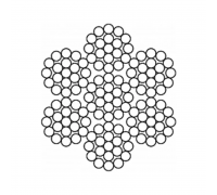 Канат (трос) стальной оцинкованный ГОСТ 3067-88 7.6 мм (цена указана за 1 метр, заказ кратно 10м)