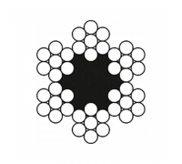 Канат (трос) стальной оцинкованный ГОСТ 3069-80 3.3 мм (цена указана за 1 метр, заказ кратно 10м)