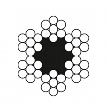 Канат (трос) стальной оцинкованный ГОСТ 3069-80 3.3 мм (цена указана за 1 метр, заказ кратно 10м)