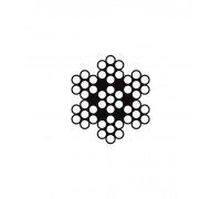 Канат стальной нержавеющий DIN 3055, 7х7 2 мм (цена указана за 1 метр, заказ кратно 10м)