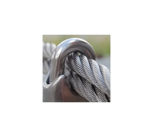 Канат стальной нержавеющий DIN 3055, 7х7 3 мм (цена указана за 1 метр, заказ кратно 10м)