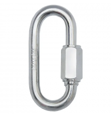 Карабин овальный рапид с винтовой муфтой DIN 5299 3.5 мм