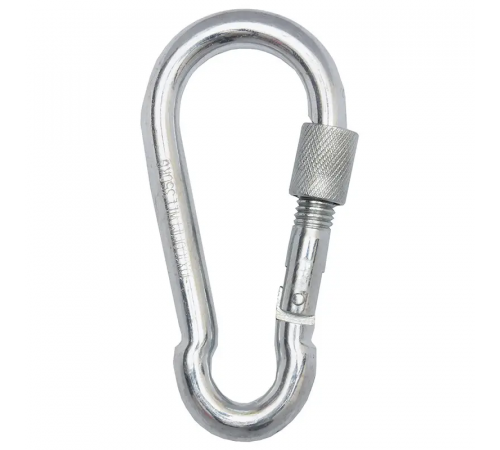 Карабин пожарный с винтовым замком DIN 5299D 9 мм