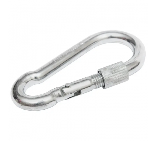 Карабін пожежний з гвинтовим замком DIN 5299D 5 мм Карабін пожежний з гвинтовим замком DIN 5299D 5 мм