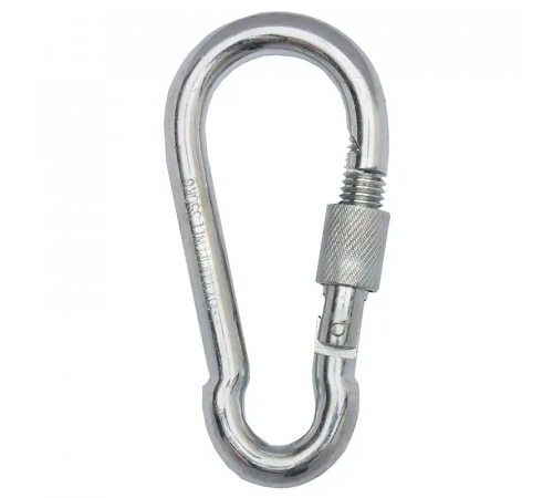 Карабін пожежний з гвинтовим замком DIN 5299D 9 мм Карабін пожежний з гвинтовим замком DIN 5299D 9 мм