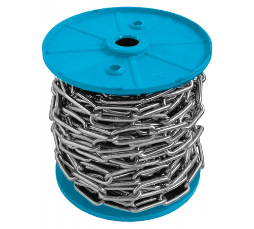 Ланцюг довголанковий оцинкований DIN 5685С 5х35 (ціна вказана за 1 метр, замовлення кратно 5м)