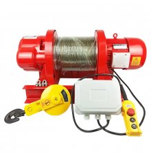 Лебідка електрична канатна KCD 380В POLTEK 1.0/2.0 т, 60 м (04-311020)