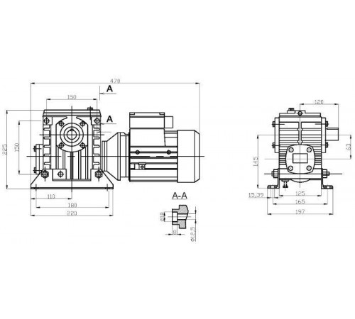 Мотор-редуктор МЧ-63 71 об/мин