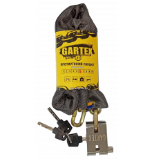 Противоугонная цепь (велозамок) Gartex S1 800x6 мм-001