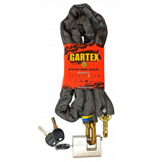 Противоугонная цепь (велозамок) Gartex S2 1200x8 мм-003
