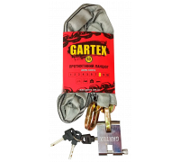 Противоугонная цепь (велозамок) Gartex S3 2000x10 мм-007