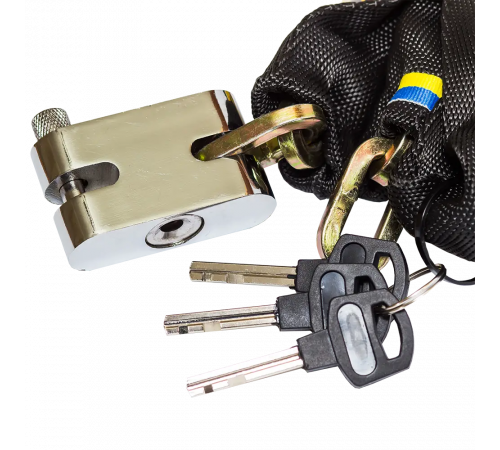 Противоугонная цепь (велозамок) Gartex S1 Light 2000x5 мм-001