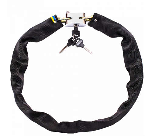 Протиугінний ланцюг (велозамок) Gartex S1 Light 800x5 мм-001