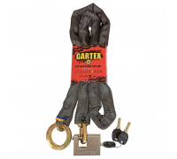 Протиугінний ланцюг (велозамок) Gartex S2 1500x8 мм-003 (з кільцем)