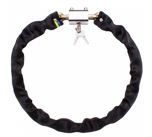 Протиугінний ланцюг (велозамок) Gartex S2 2000x8 мм-002