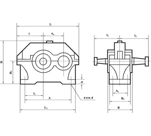 Редуктор 1ЦУ-100-2.5