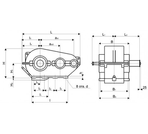 Редуктор РМ-750-40