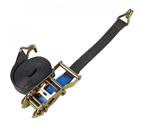 Ремінь стяжний KrepZevs STANDARD BLACK 1.5 т, 10 м (чорний)