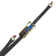 Ремень стяжной KrepZevs STANDARD BLACK 1.5 т, 11 м (черный)