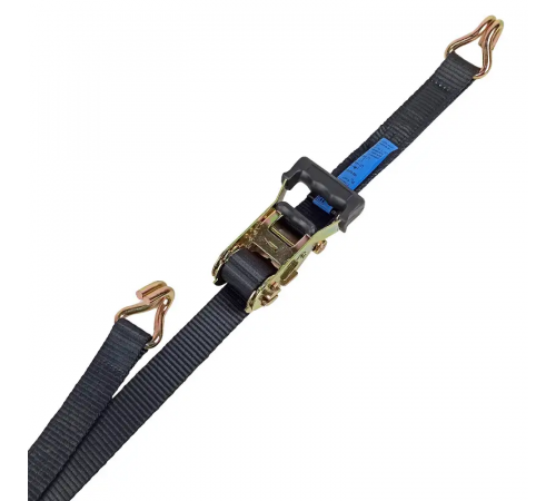 Ремень стяжной KrepZevs STANDARD BLACK 3 т, 3.5 м (черный)