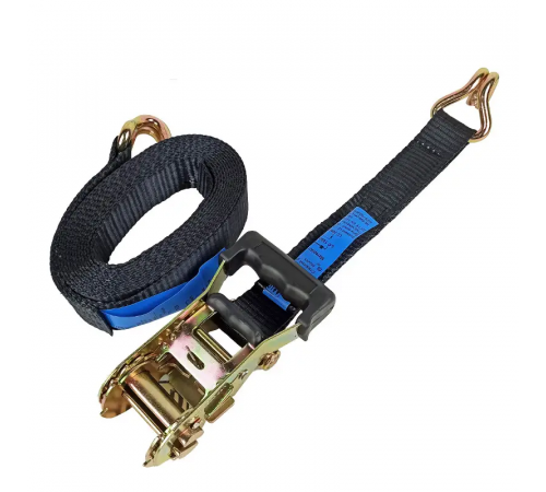 Ремінь стяжний KrepZevs STANDARD BLACK 3 т, 5.5 м (чорний)