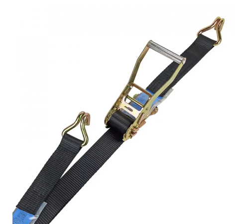 Ремінь стяжний KrepZevs STANDARD BLACK 5 т, 8 м (чорний)