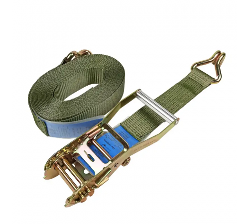 Ремень стяжной KrepZevs STANDARD ХАКИ 5 т, 6 м