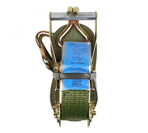 Ремень стяжной KrepZevs STANDARD ХАКИ 5 т, 9 м