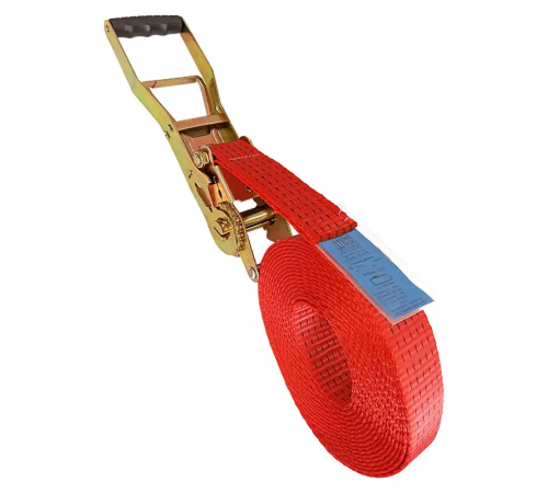 Ремень стяжной кольцевой (храповик удлиненный) KrepZevs PREMIUM 5 т, 10.5 м