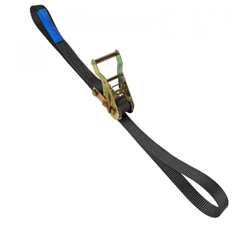 Ремінь стяжний кільцевий KrepZevs STANDARD BLACK 1.5 т, 13.5 м (чорний)