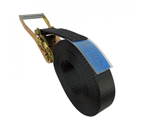 Ремень стяжной кольцевой KrepZevs STANDARD BLACK 5 т, 11 м (черный)