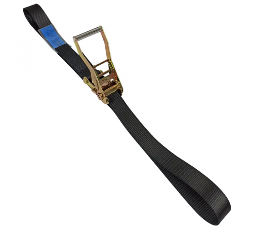 Ремінь стяжний кільцевий KrepZevs STANDARD BLACK 5 т, 2.5 м (чорний)