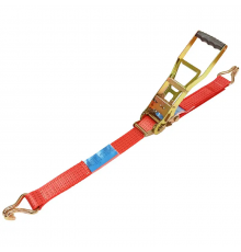 Ремінь стяжний (храповик подовжений) KrepZevs PREMIUM 5 т, 4.5 м